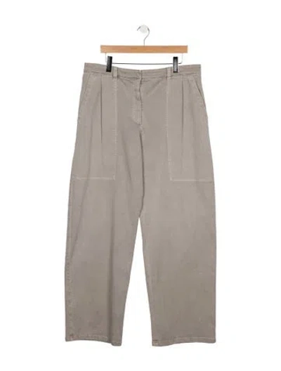 Pre-owned Brunello Cucinelli Mid-rise Wide Leg Jeans W/ Tags In Grey