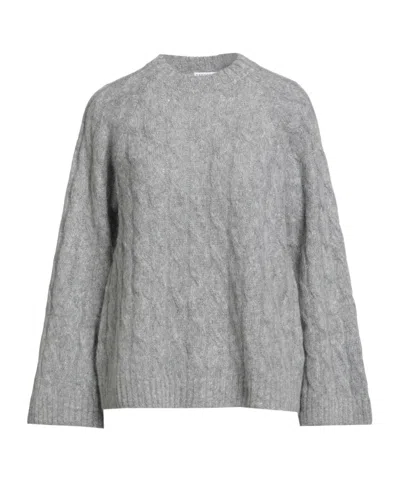 Brunello Cucinelli Mid-weight Knit Sweater In Gray