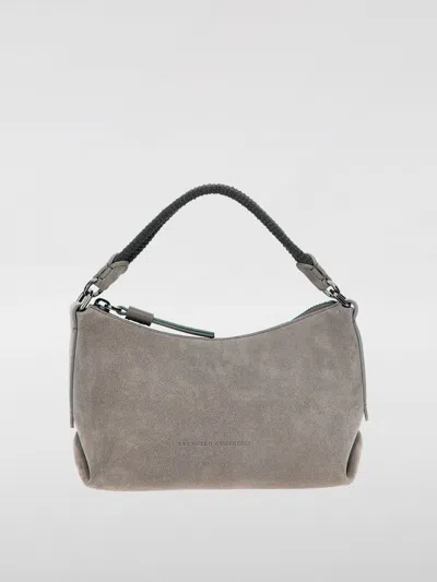 Brunello Cucinelli Mini Bag  Woman Color Grey In Brown