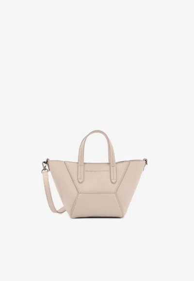 Brunello Cucinelli Mini Bc Duo Leather Tote Bag