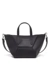 Brunello Cucinelli Mini Calfskin Bc Duo Top-handle Bag In Black