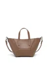Brunello Cucinelli Mini Bc Duo Leather Tote Bag In Brown
