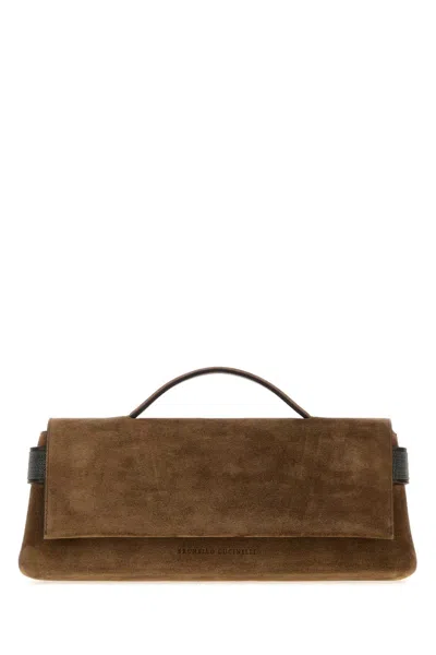 Brunello Cucinelli Mini Calf Leather Purse In C9773