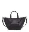 Brunello Cucinelli Mini Calfskin Bc Duo Top-handle Bag In Black