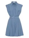 Brunello Cucinelli Mini Chemisier Dress With Monili