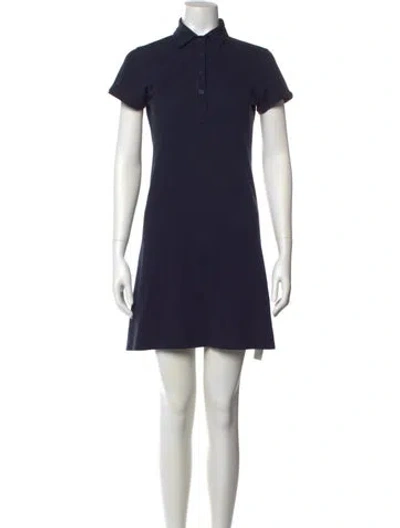 Pre-owned Brunello Cucinelli Mini Dress In Blue