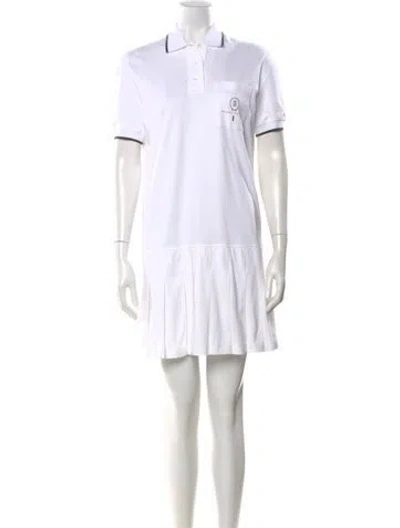 Pre-owned Brunello Cucinelli Mini Dress In White