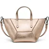 Brunello Cucinelli Mini Magnetic Shoulder Bag In Hazelnut