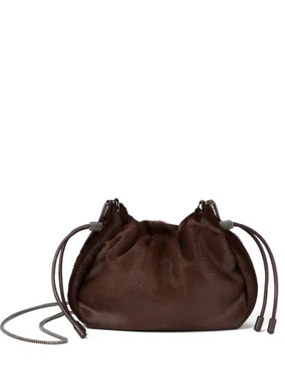 Brunello Cucinelli Mini Mellow Bucket Bag