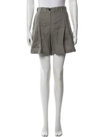 Pre-owned Brunello Cucinelli Mini Shorts In Gray