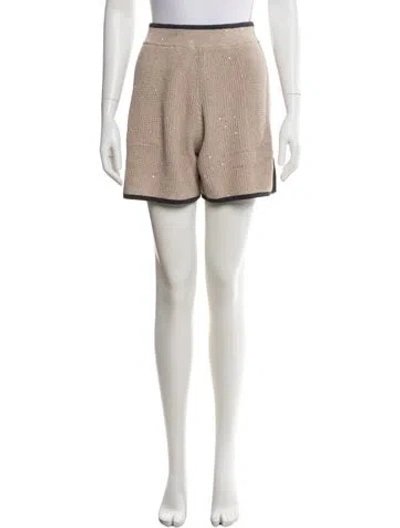 Pre-owned Brunello Cucinelli Mini Shorts In Neutral
