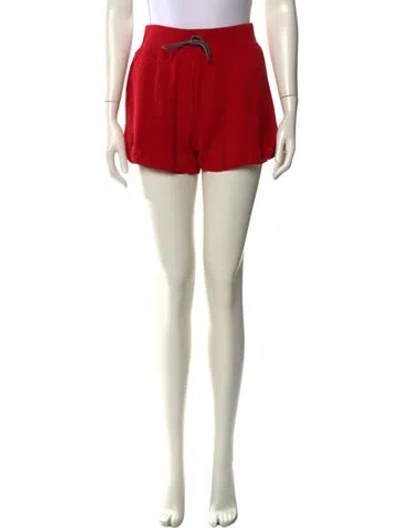 Pre-owned Brunello Cucinelli Mini Shorts In Red