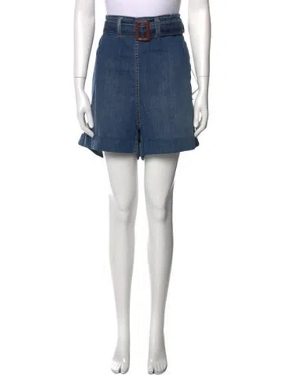 Pre-owned Brunello Cucinelli Mini Shorts W/ Tags In Blue