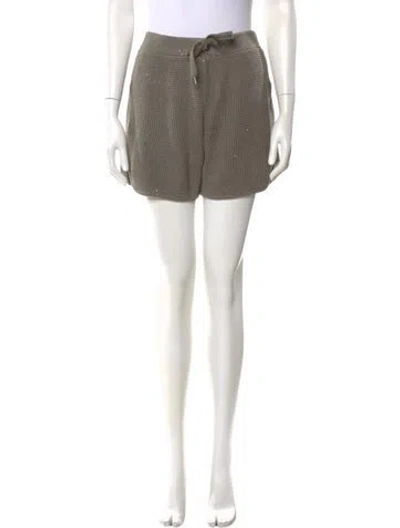 Pre-owned Brunello Cucinelli Mini Shorts W/ Tags In Green