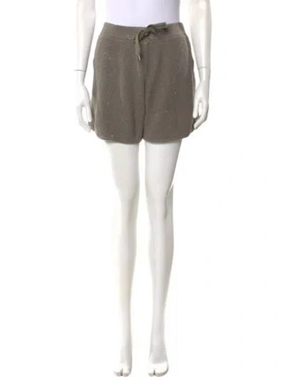 Pre-owned Brunello Cucinelli Mini Shorts W/ Tags In Green