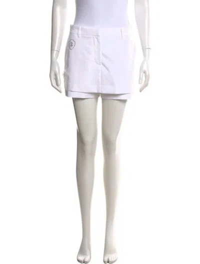 Pre-owned Brunello Cucinelli Mini Shorts W/ Tags In White