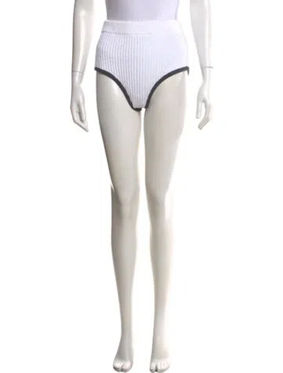 Pre-owned Brunello Cucinelli Mini Shorts W/ Tags In White