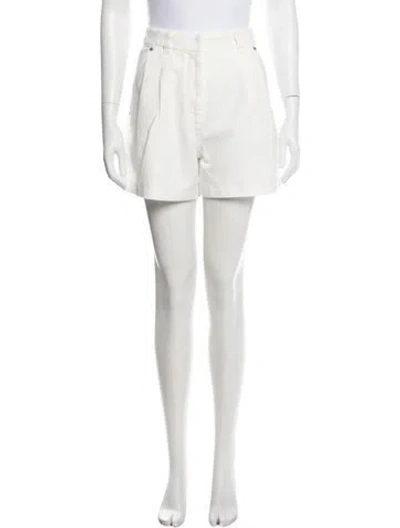 Pre-owned Brunello Cucinelli Mini Shorts In White