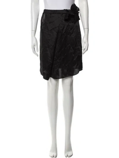 Pre-owned Brunello Cucinelli Mini Skirt In Black