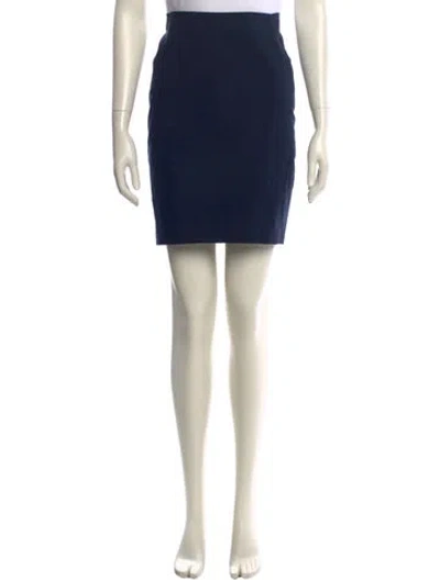Pre-owned Brunello Cucinelli Mini Skirt In Blue
