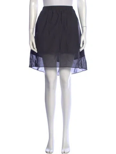 Pre-owned Brunello Cucinelli Mini Skirt In Blue