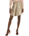Brunello Cucinelli Mini Skirt In Brown