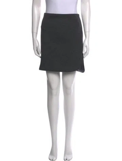 Pre-owned Brunello Cucinelli Mini Skirt In Gray
