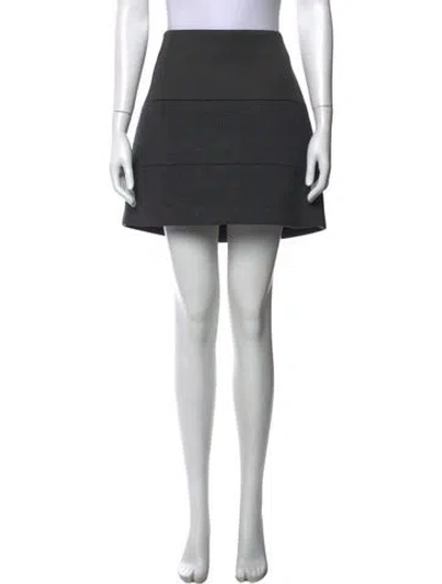 Pre-owned Brunello Cucinelli Mini Skirt In Gray