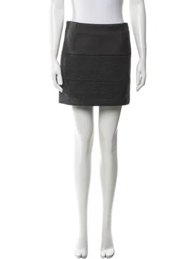Pre-owned Brunello Cucinelli Mini Skirt In Grey