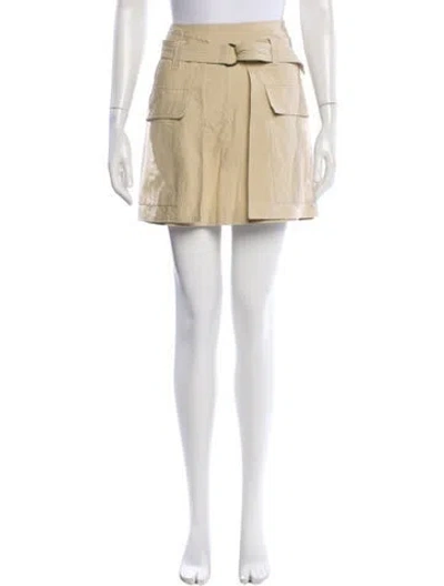 Pre-owned Brunello Cucinelli Mini Skirt In Neutral