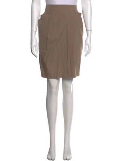 Pre-owned Brunello Cucinelli Mini Skirt In Neutral