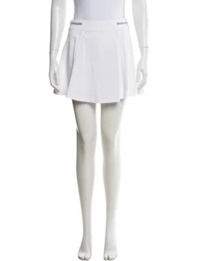 Pre-owned Brunello Cucinelli Mini Skirt W/ Tags In White