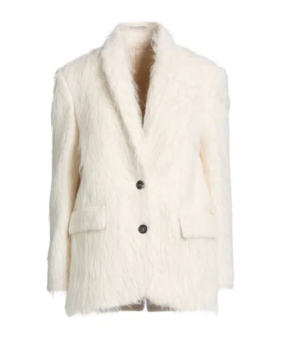 Brunello Cucinelli Minimalist Single- Blazer In Multi