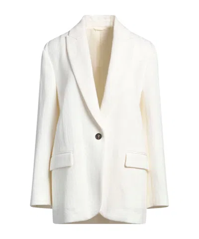 Brunello Cucinelli Minimalist Single-breasted Blazer In Multi
