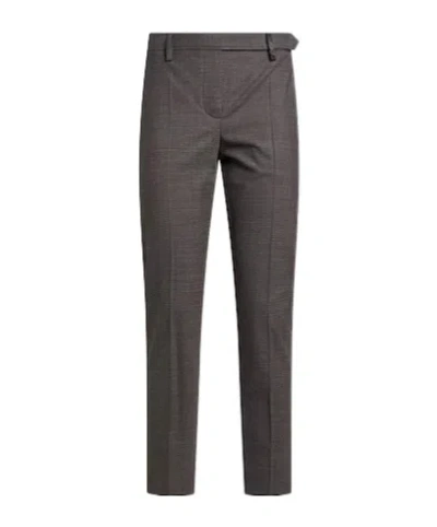 Brunello Cucinelli Minimalist Solid Straight-leg Pants In Gray