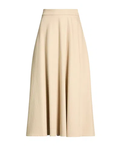Brunello Cucinelli Minimalist Solidcolor Aline Skirt In Neutral