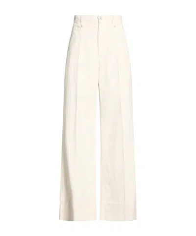 Brunello Cucinelli Minimalist Solid-color Loose Straight-leg Pants In Neutral