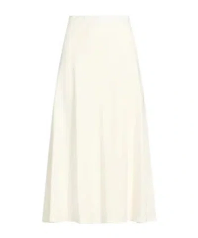 Brunello Cucinelli Minimalist Stylish Comfortable Stretch A-line Skirt In White
