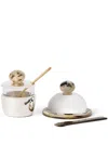 Brunello Cucinelli Mirrored-finish Condiment Servers (set Of Two) In Brown