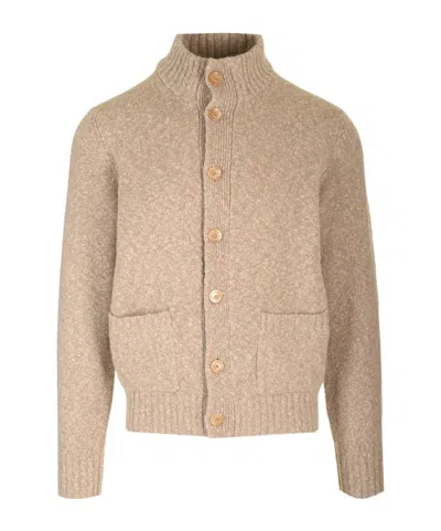 BRUNELLO CUCINELLI BRUNELLO CUCINELLI LONG-SLEEVED BUTTON-UP CARDIGAN