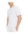 Brunello Cucinelli Mélange-effect Cotton-blend T-shirt In White