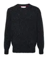 Brunello Cucinelli Alpaca-blend Sweater In Black