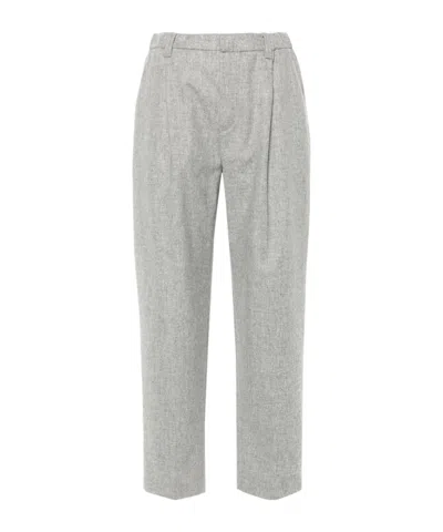 BRUNELLO CUCINELLI BRUNELLO CUCINELLI PRESSED CREASE STRAIGHT LEG PANTS
