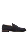 Brunello Cucinelli Round Toe Loafers In Black