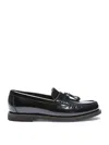 Brunello Cucinelli Loafers With Decorative Stitching And Tassel Detail In Black