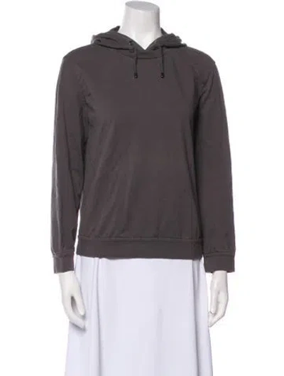 Pre-owned Brunello Cucinelli Mock Neck Long Sleeve Sweatshirt In Gray