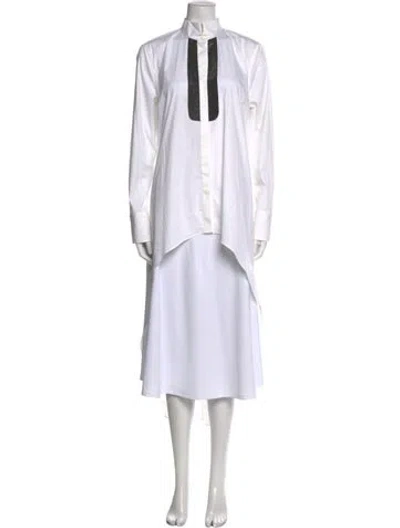 Pre-owned Brunello Cucinelli Mock Neck Sleeveless Tunic In Neutral