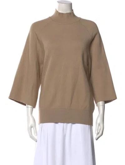 Pre-owned Brunello Cucinelli Mock Neck Sweater In Neutral