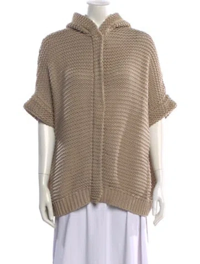 Pre-owned Brunello Cucinelli Mock Neck Sweater In Neutral