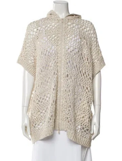 Pre-owned Brunello Cucinelli Mock Neck Sweater In Neutral